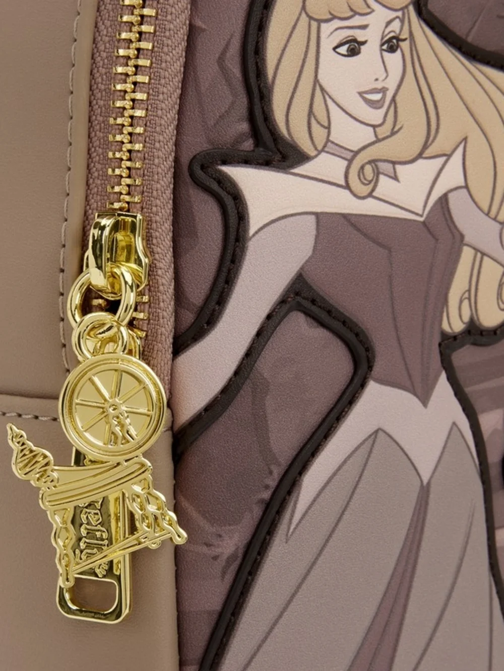 New! Loungefly Disney Sleeping Beauty & Maleficent Spinning Wheel Mini Backpack